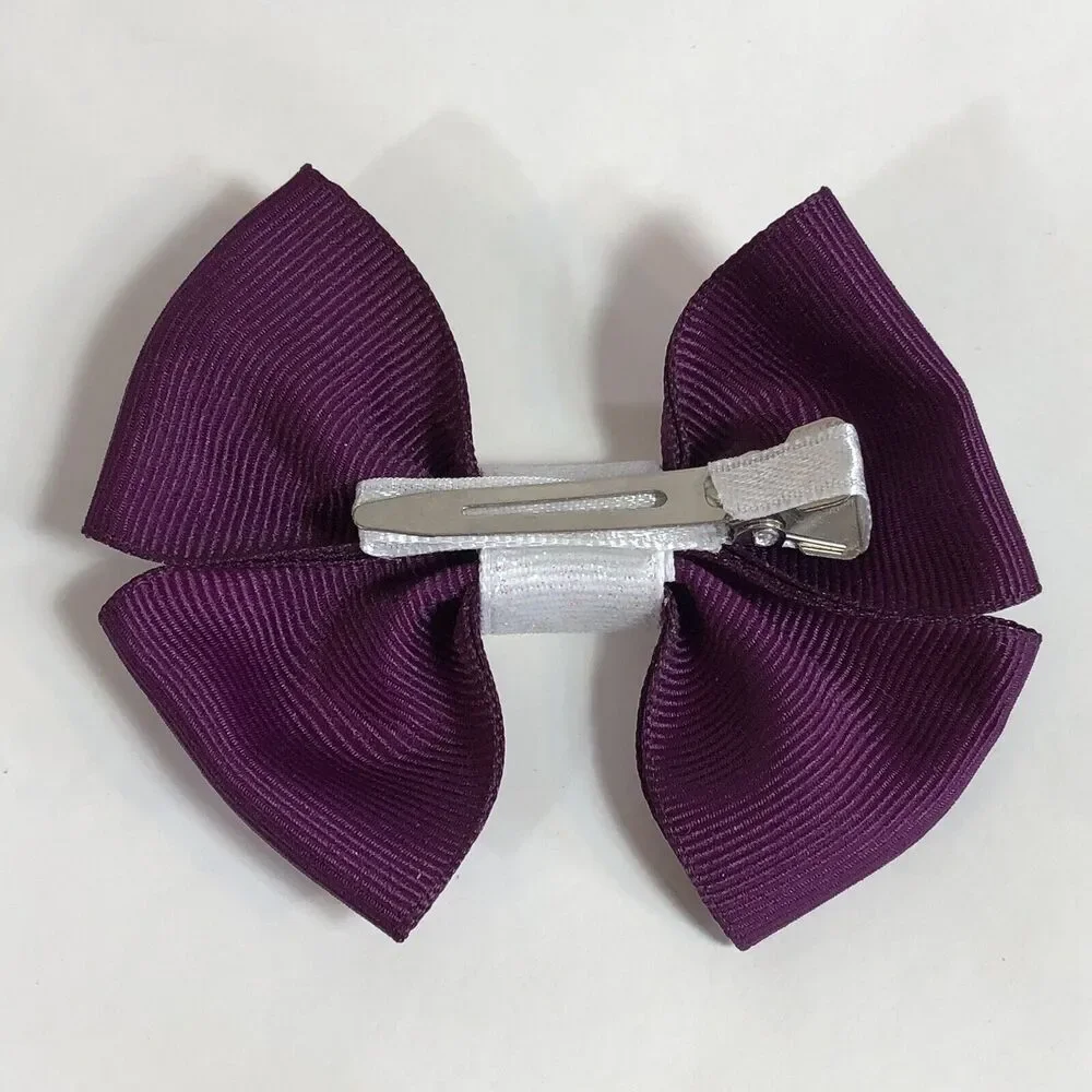 Elephant Hair Clip Barrette Lot Ribbon Bow Trendy New Coquette Pink Purple